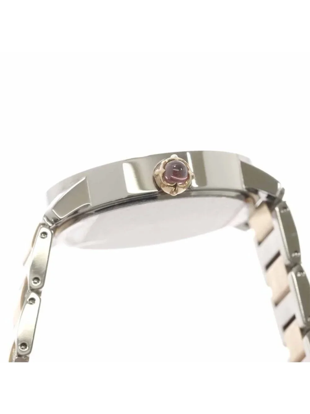 Bvlgari Watch PG Pink Gold Date White Automatic Winding